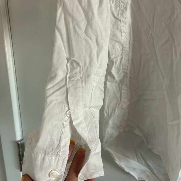 ABERCROMBIE & FITCH • White Long Sleeve Women’s Shirt • Small • - Picture 3 of 5